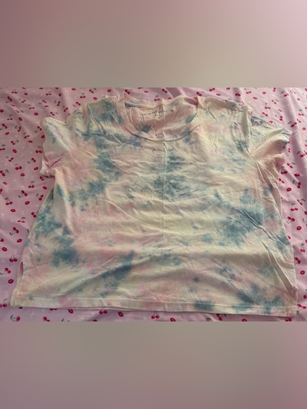 Aero Perfect Crew Tie-Dye Short Sleeve Tee Size Large